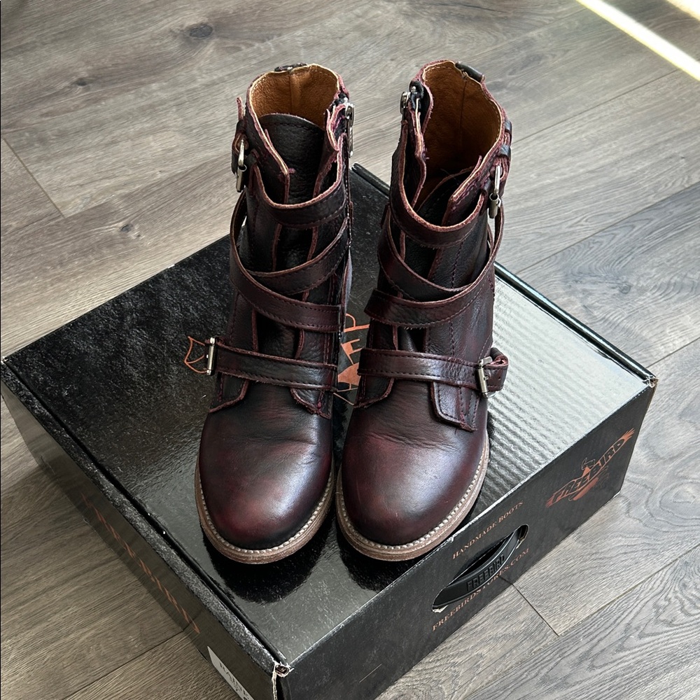 Freebird by Steven Burgundy Raine Boots